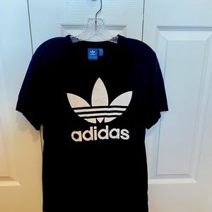 Black Adidas Logo Tee